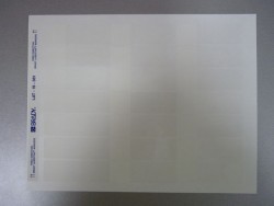 ELAT-19-361 Этикетка полиэстер (25 х 80 мм) для печати на лазерном принтере (лист А4, прозрачный/белый, 48 листов), артикул brd29857
